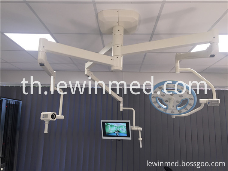 Hollow led lamp with camera system